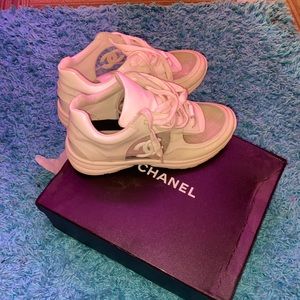 Clear Chanel sneakers
